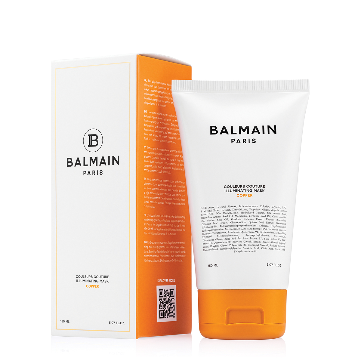 BALMAIN HAIR tooniv juuksemask Copper / Illuminating Copper Hair Mask 150ml - Image 4