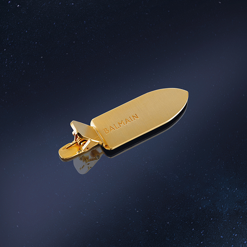 BALMAIN HAIR 18K kulla kaetud juukseklamber / Backstage Clip Prof. Gold - Image 3