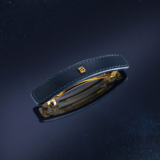 BALMAIN HAIR nahast juukseklamber Cosmic Sapphire L / Barrette Cosmic Sapphire L - Image 3