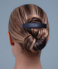 Alternative view of BALMAIN HAIR nahast juukseklamber Cosmic Sapphire L / Barrette Cosmic Sapphire L