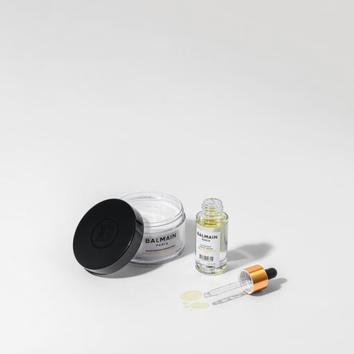 BALMAIN HAIR juukseid sügavtaastav ja säraandev komplekt / Overnight Repair & Colour Mask Hair Care Gift Set - Image 2