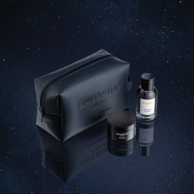 BALMAIN HAIR meestele kosmeetika kott (kingituseks) / Shappire Homme Styling Cosmetic Gift Bag - Image 3