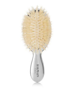BALMAIN HAIR hõbedane mini juuksehari / Mini Silver Spa Brush