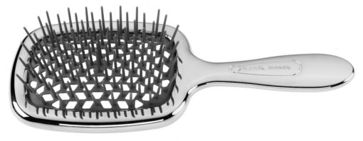 SUPERBRUSH hõbedane pusadevastane juuksehari / Detangling Brush Silver
